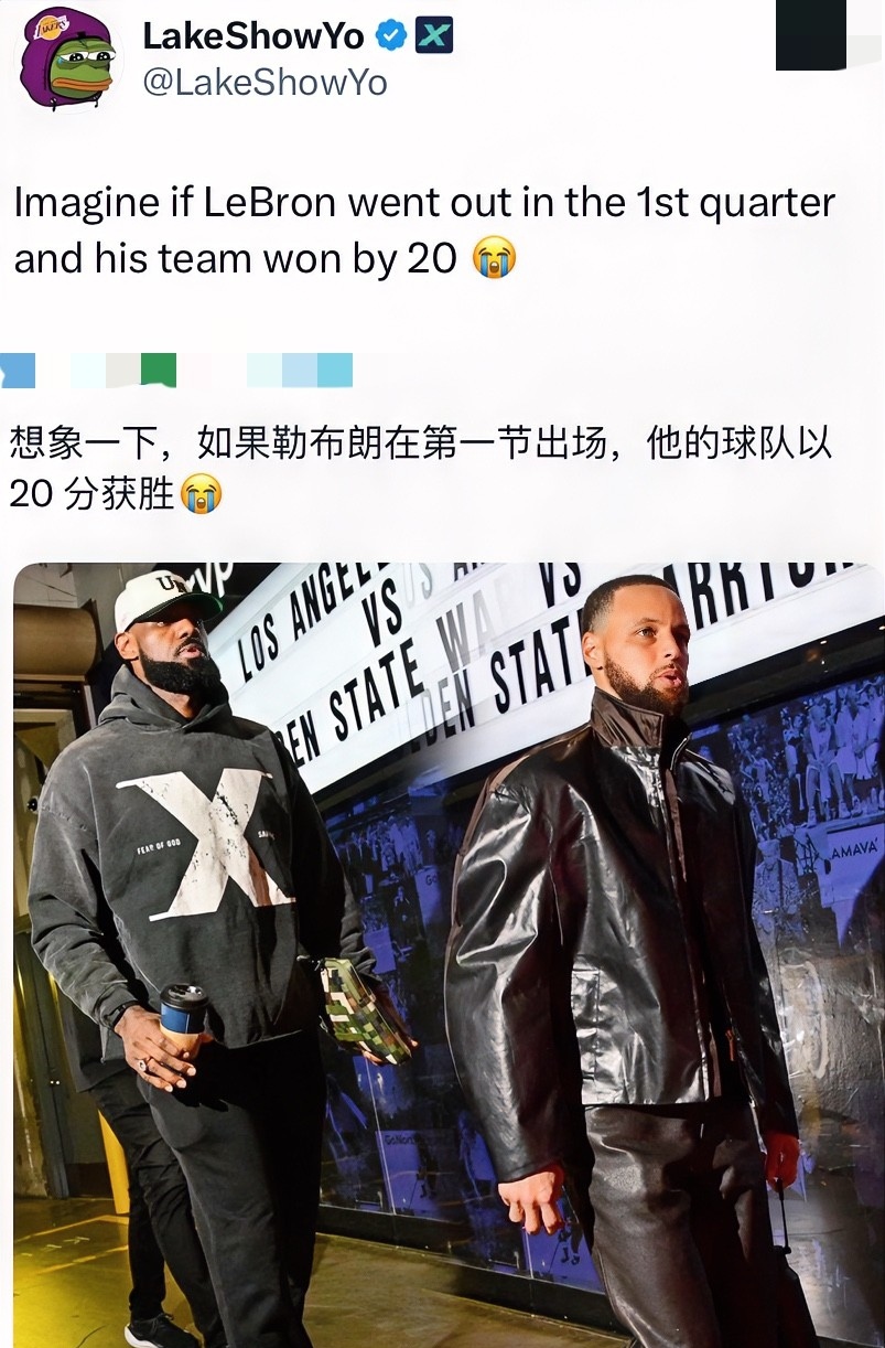 开云体育-勇士遭遇两连败，勒布朗三双领军